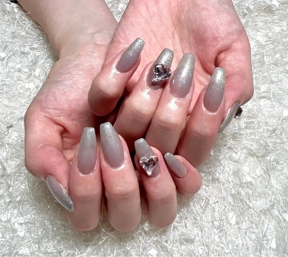 ネイル 長さ出し フレンチネイル ジェルネイル グラデーション 韓国ネイル ハンドネイル Nail&eye Belire 新宿のネイルデザイン