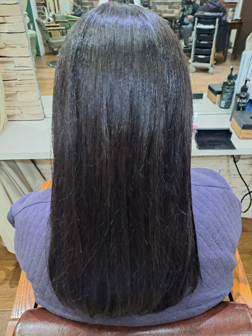 ロング クボ タのヘアスタイル