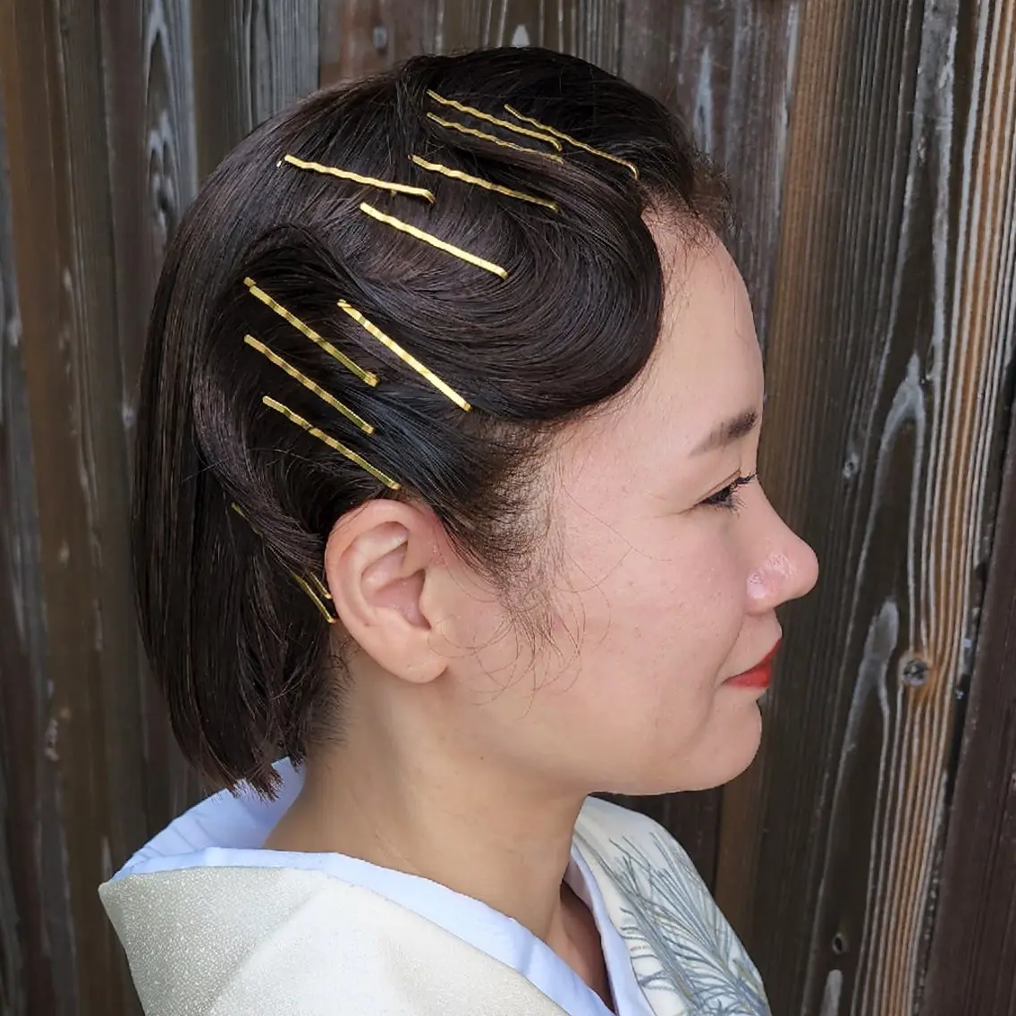 ヘアアレンジ ミディアム 切りっぱなしボブ ボブ ESTELA... OHARA のヘアスタイル