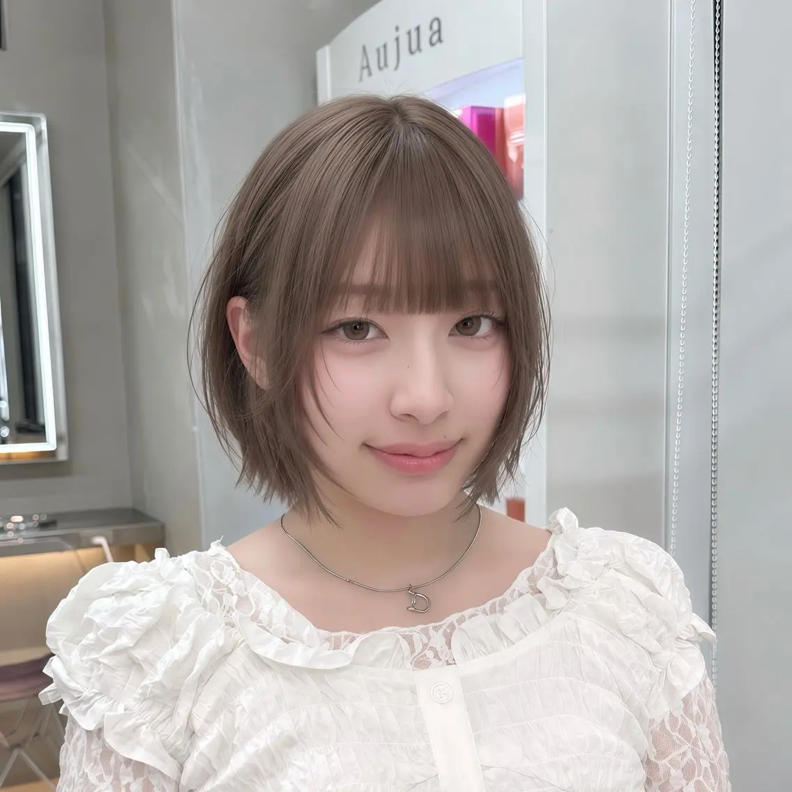 レイヤーボブカット【3cm以上切らせていただける方】➕髪質改善トリートメント✨️🫧の写真