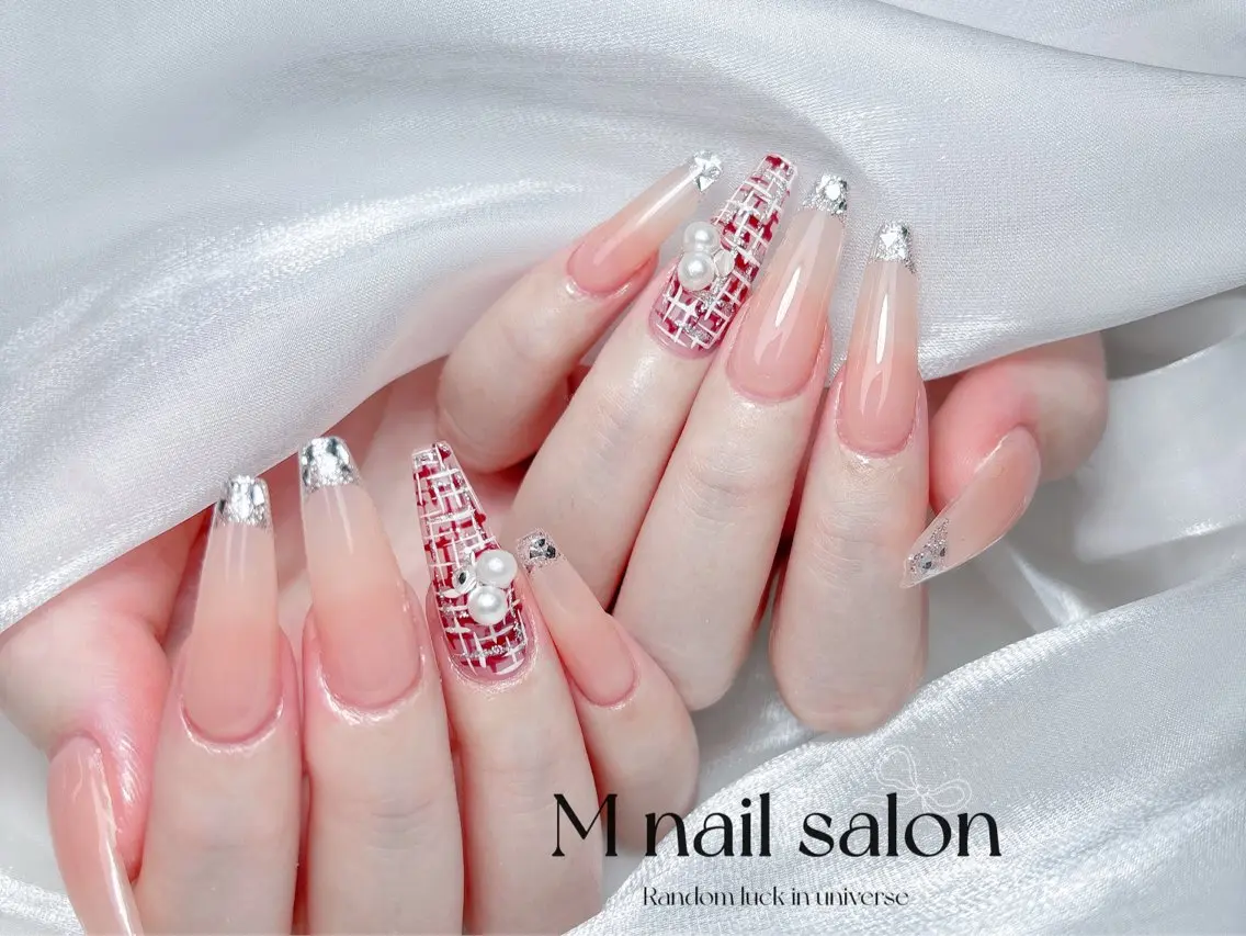 ネイル ハンドネイル M🌷nail 長さだし専門店のネイルデザイン