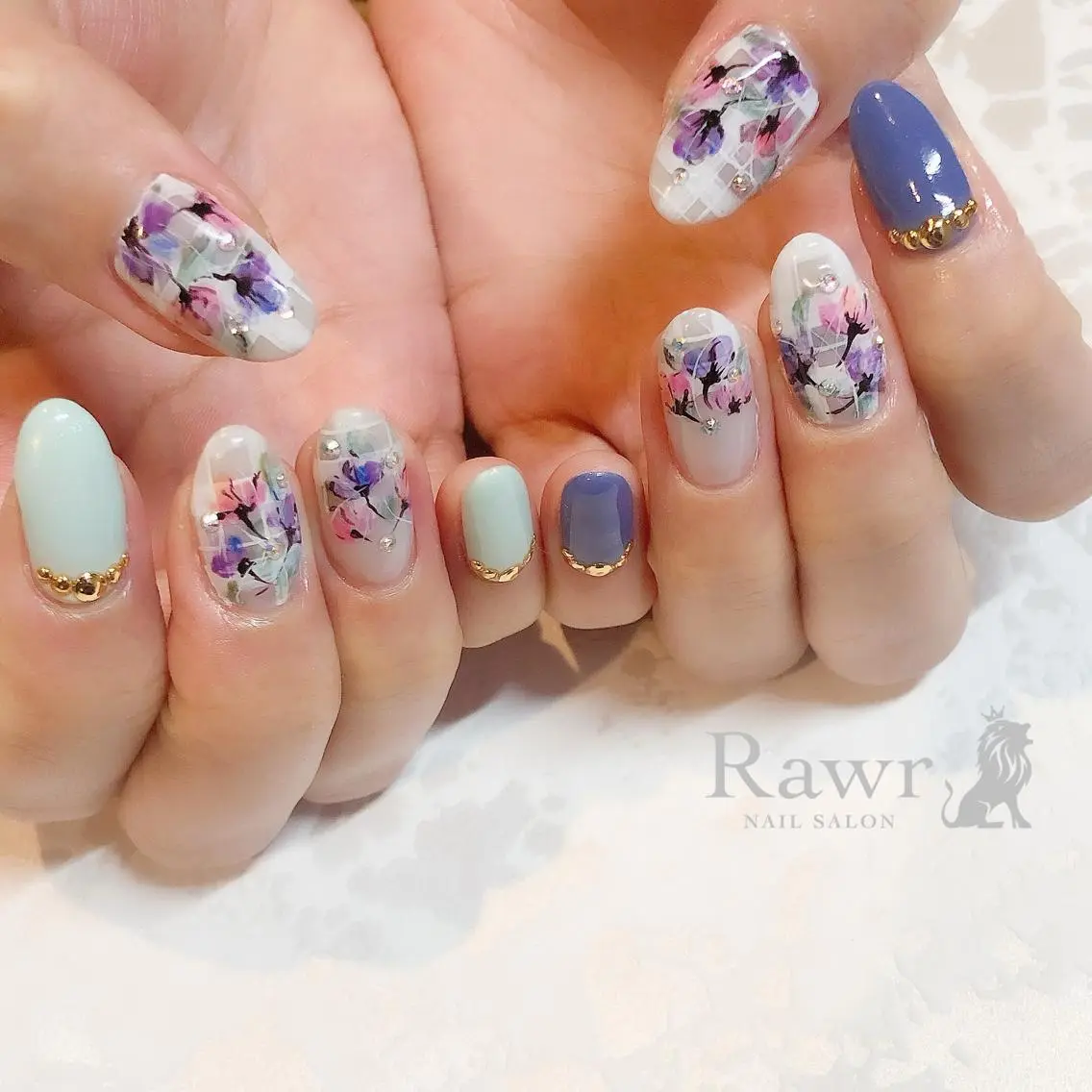 ネイル ハンドネイル Rawr / saoriのネイルデザイン