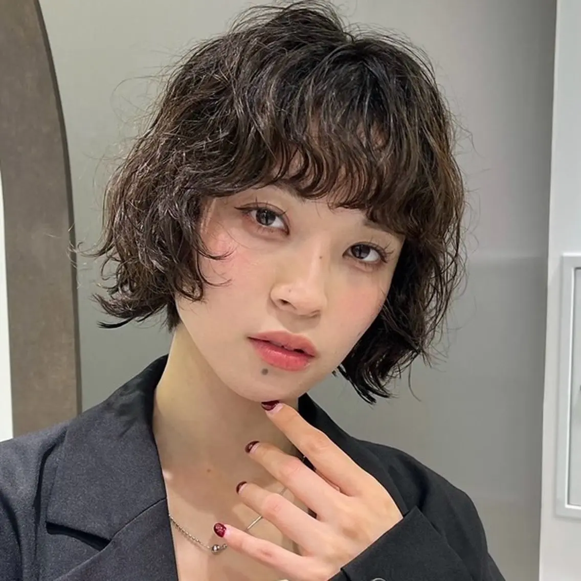 ショート パーマ パーマ/ボブ特化 横浜/伊藤　怜のヘアスタイル