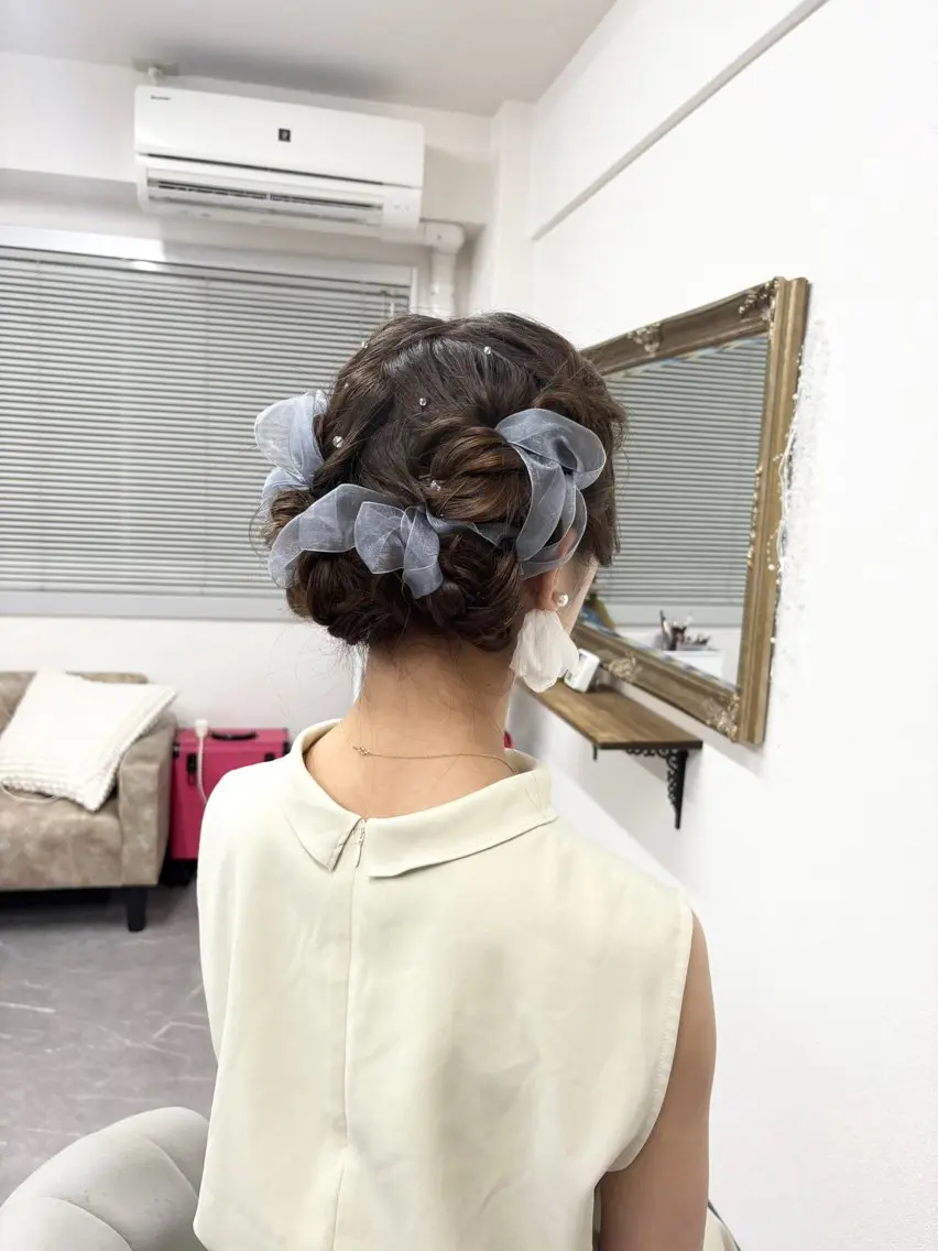ヘアアレンジ ヘアセット ヘアサロン ミカヅキのヘアスタイル