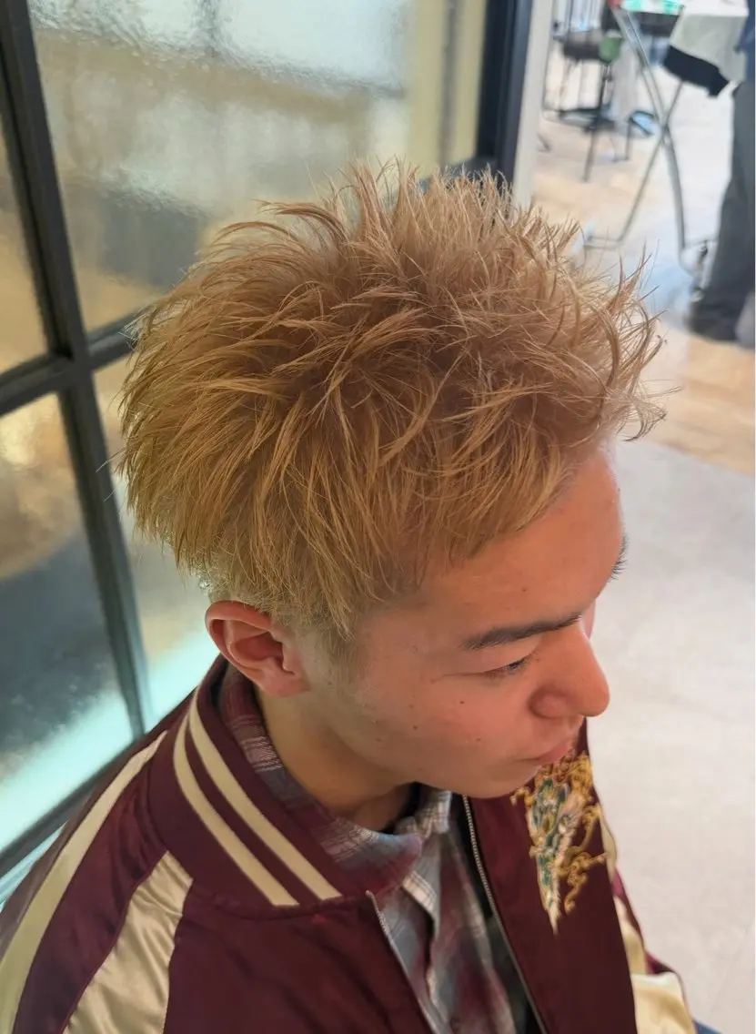 ショート カラー メンズ カット ヘアカラー AVANCE. 玉置日向我のヘアスタイル
