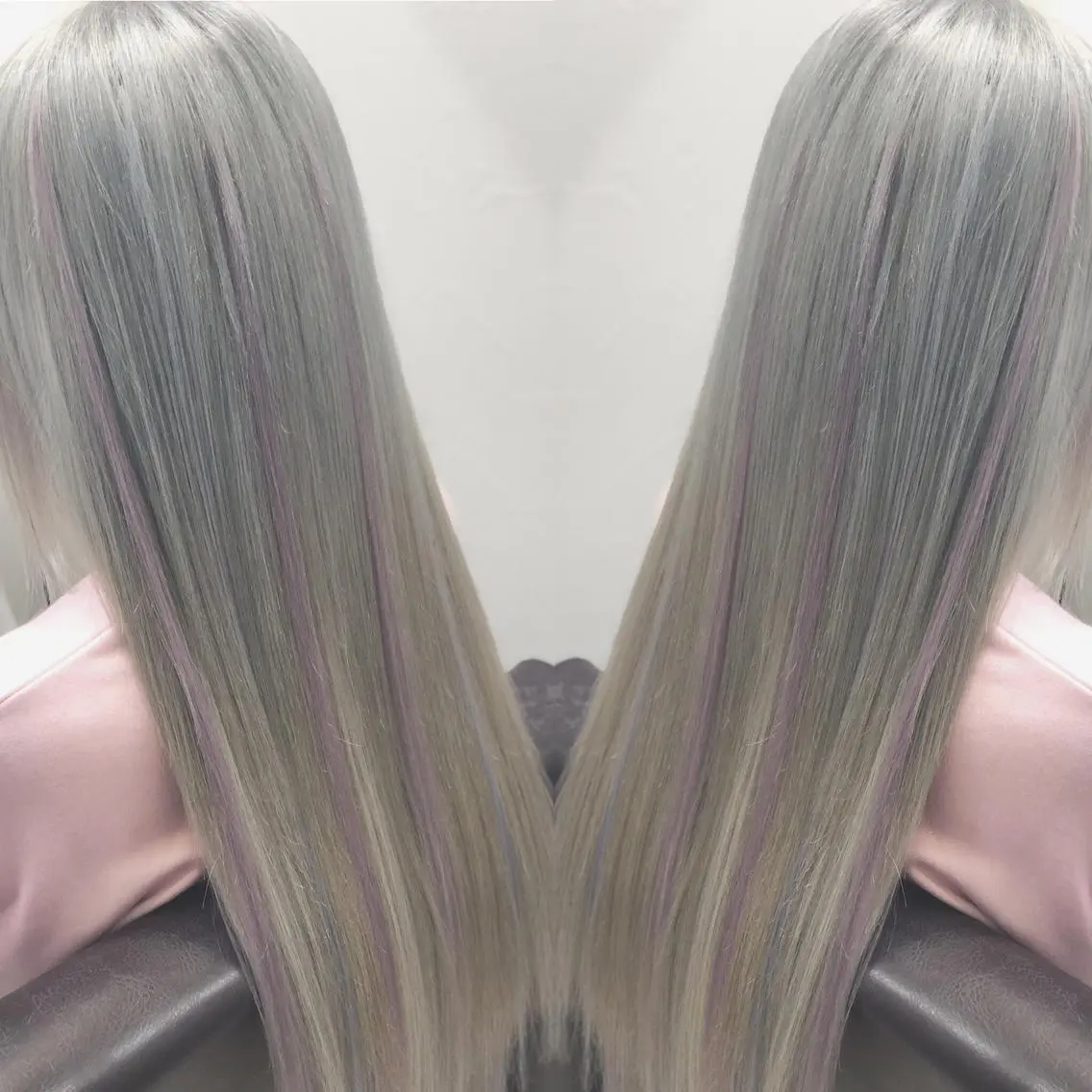 ロング カラー ダブルカラー エクステ BREK 袋井店のヘアスタイル