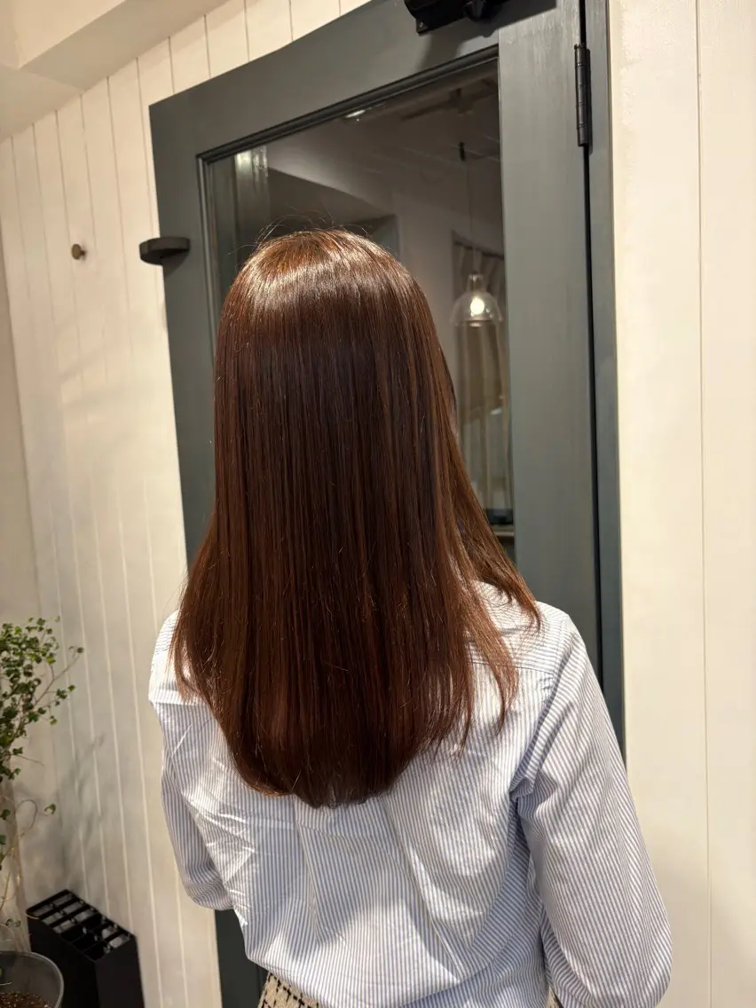 セミロング り おのヘアスタイル