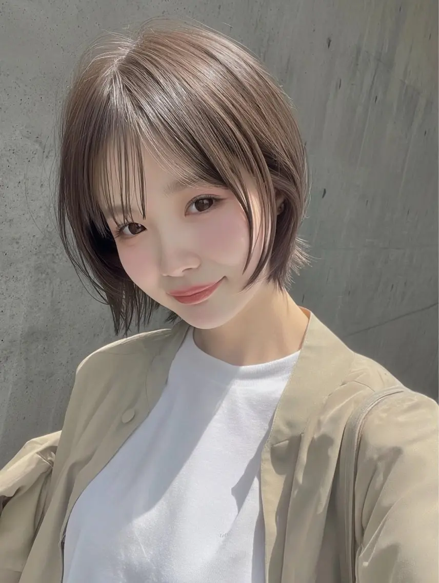 ショート ボブ/ ミディアムKOUGAのヘアスタイル