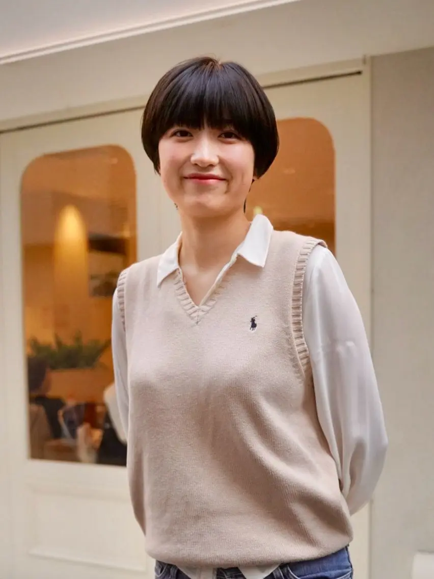 ショート カラー カット ヘアカラー 梅本 佳容子のヘアスタイル