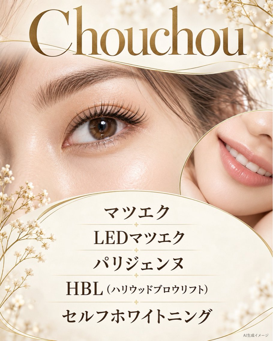 メンズ マツパ 🏅国際大会受賞 Chouchouのマツエク・マツパデザイン