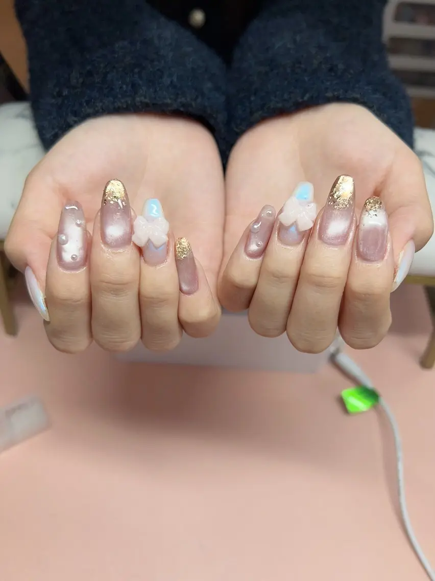 ネイル アートネイル チークネイル 長さ出し フラッシュネイル フットネイル ハンドネイル RiRi北浦和 ネイル/マツエクのネイルデザイン