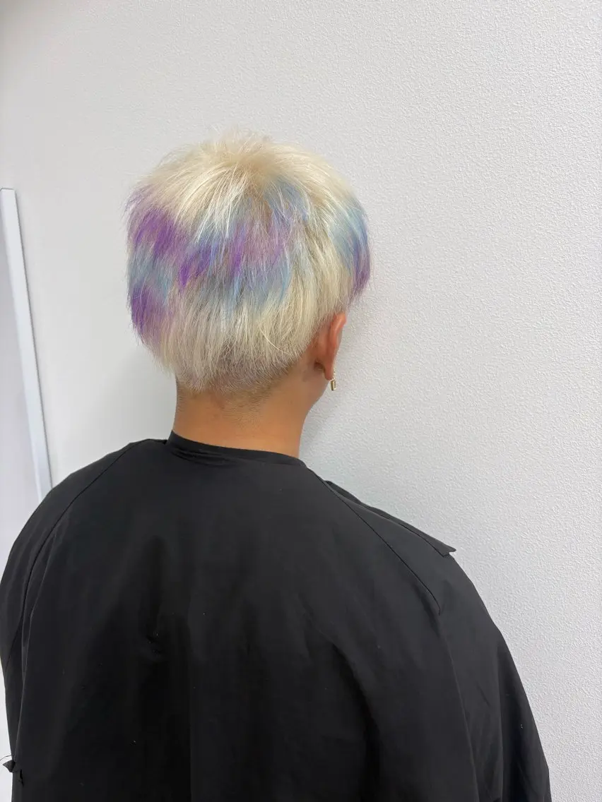 【メンズ限定】🏳️2ブリーチ抜きっぱなしブロンド👱✨の写真