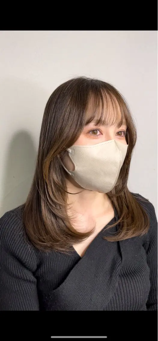 ロング カット ヘアカラー トリートメント 剣持友希/ifh iizuka/高崎のヘアスタイル