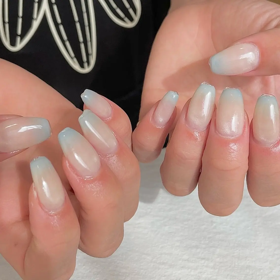 ネイル グラデーション マグネットネイル ハンドネイル moufu.nail /sayaka 本町のネイルデザイン