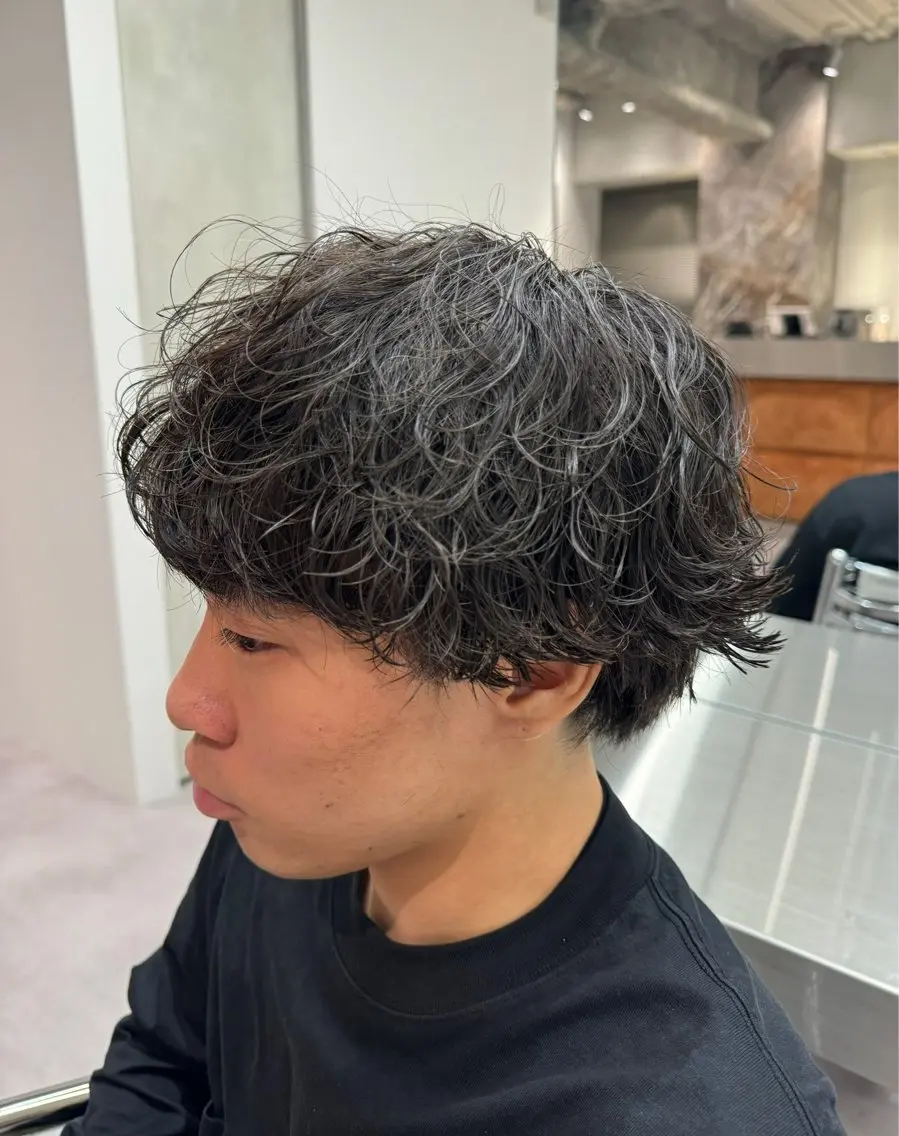パーマ メンズ メンズ特化ニュアンス パーマ RYOのヘアスタイル