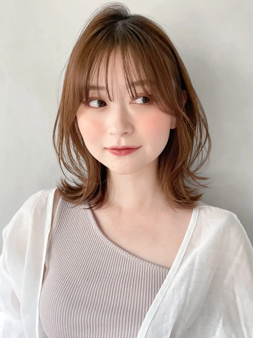 ミディアム カラー 【lyann表参道】 大内優衣のヘアスタイル