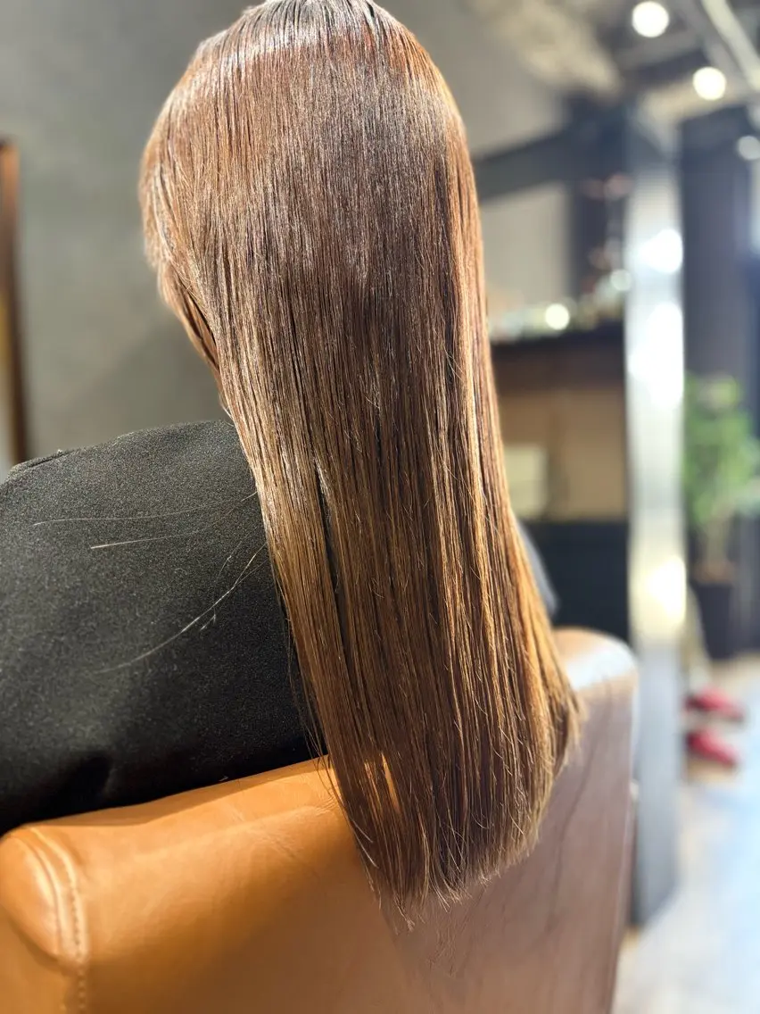 ロング カット ヘアカラー トリートメント CAFNE ✂︎のヘアスタイル