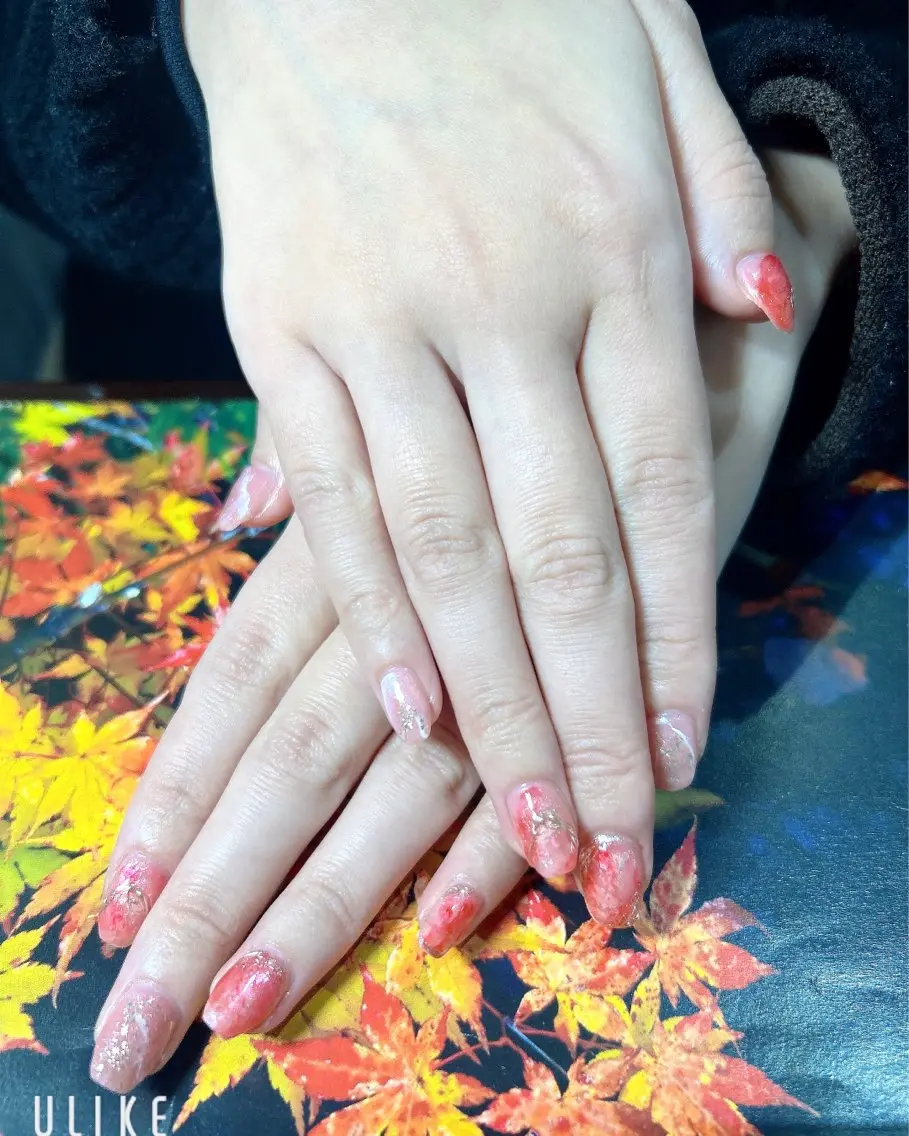 ネイル ニュアンスネイル ハンドネイル 吉野✨ ネイルデザイナー✨のネイルデザイン