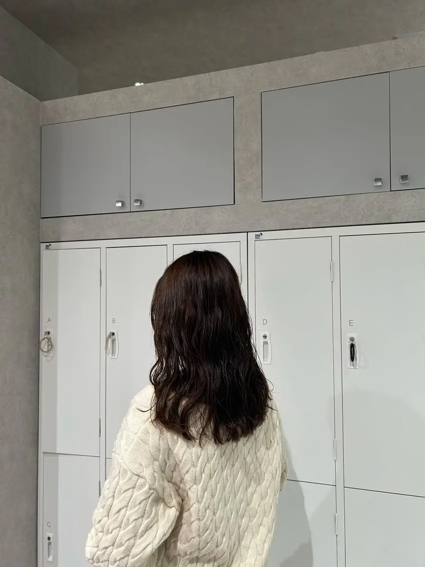 セミロング セミロングパーマ レイヤーカット やまぐち まなみのヘアスタイル