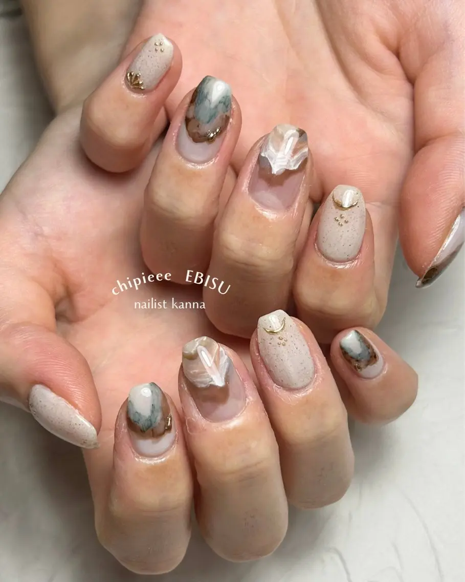 ネイル ハンドネイル chipieee EBISUkannaのネイルデザイン