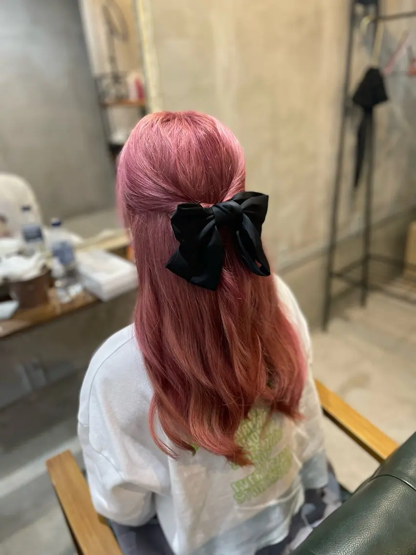 ロング プルエクステ/ カラー🎀🎀ミレイのヘアスタイル