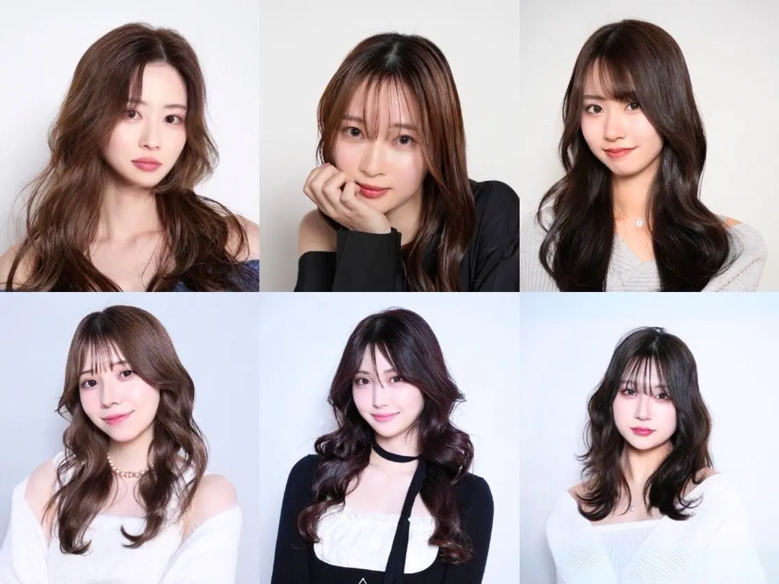 ロング ボブ ハイライト 髪質改善 レイヤーカット カット ヘアカラー トリートメント 韓国/顔周り/透明感 /レイヤー/ひなたのヘアスタイル