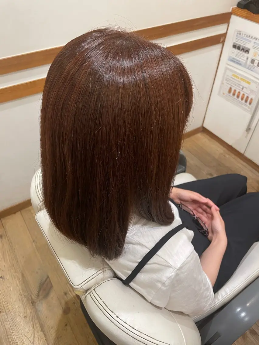 ミディアム ボブ ROSSO川口店 キクチのヘアスタイル