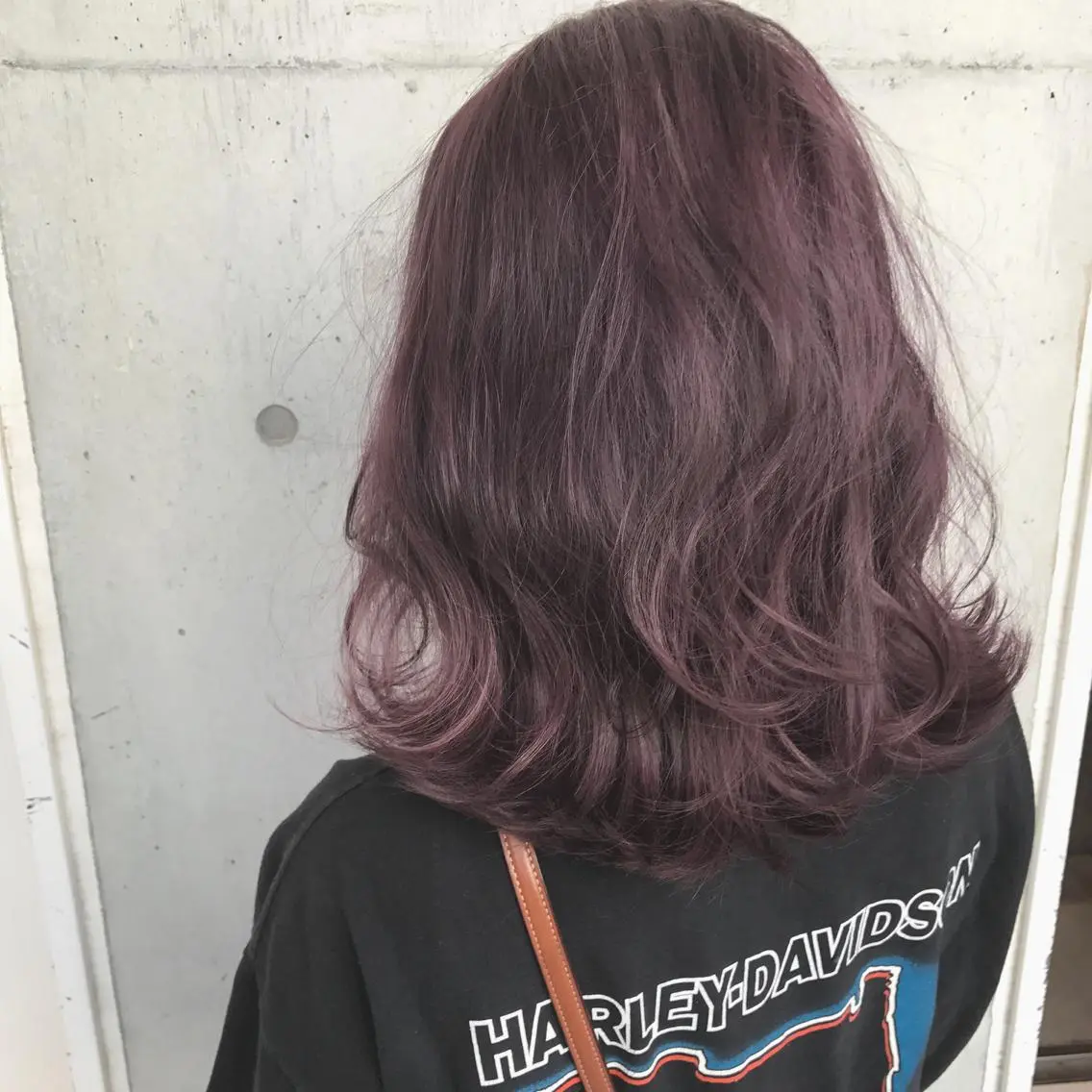 ミディアム カラー ブリーチ ピンクカラー パープルカラー &SONS 小林亨のヘアスタイル