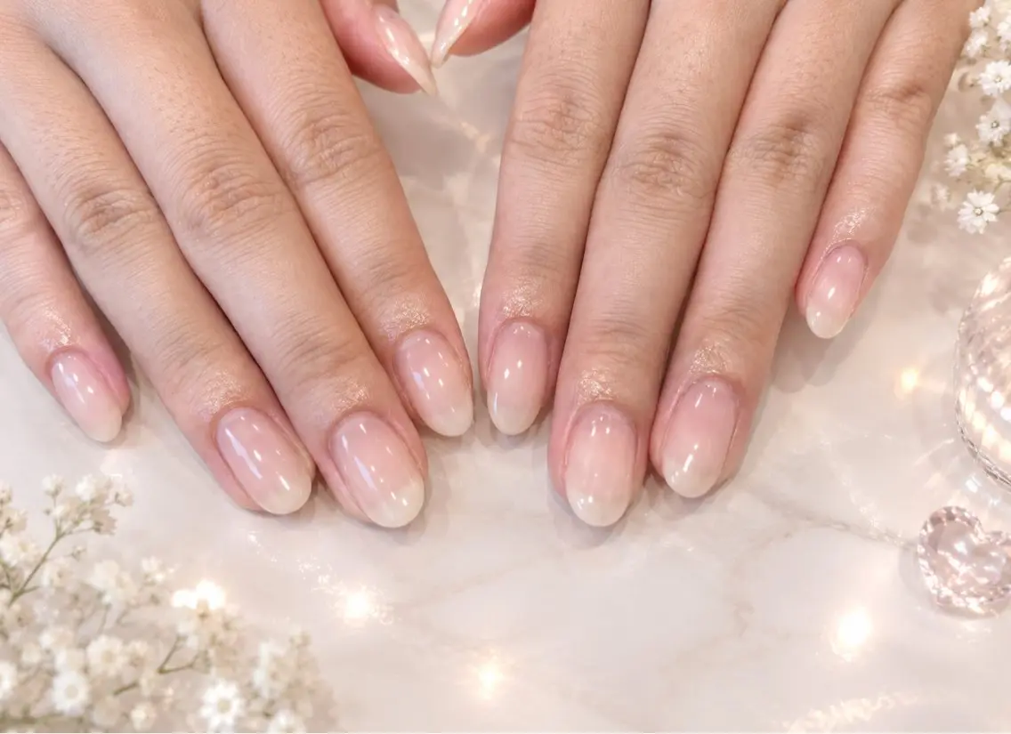 ネイル ワンカラーネイル シンプルネイル ハンドネイル AXSIA NAILのネイルデザイン