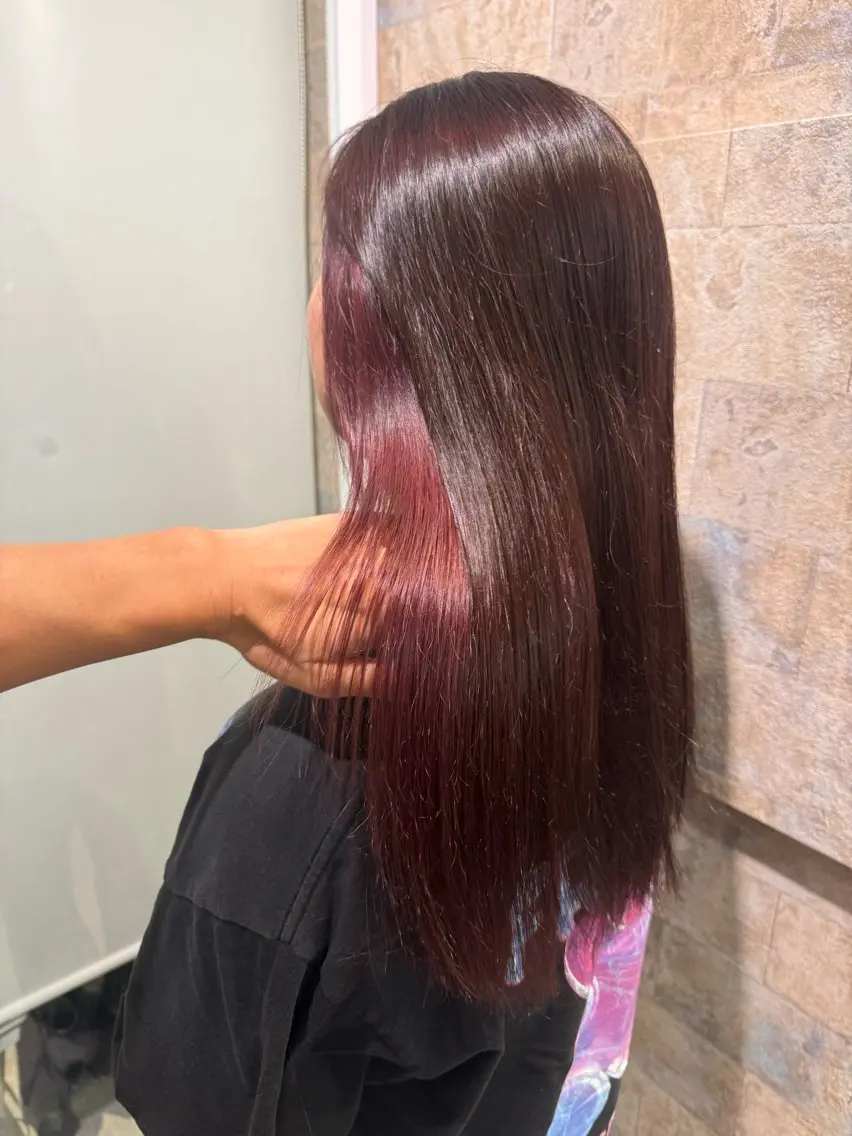 セミロング ヘアカラー トリートメント Arphy/ /のヘアスタイル