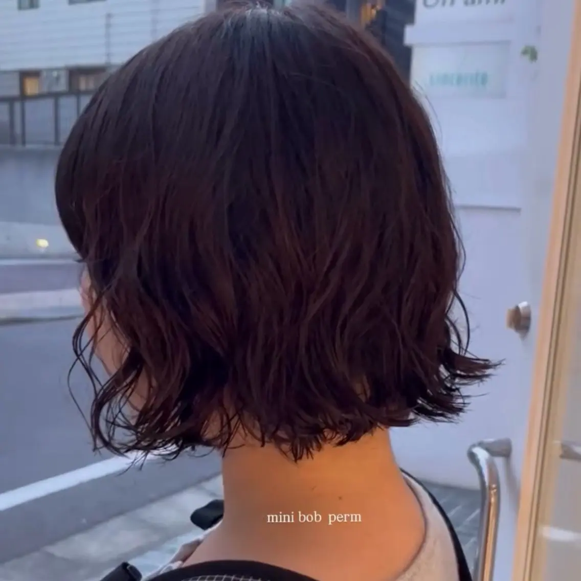 パーマ カット パーマ レイヤーパーマ/ ボブパーマ/モモカのヘアスタイル