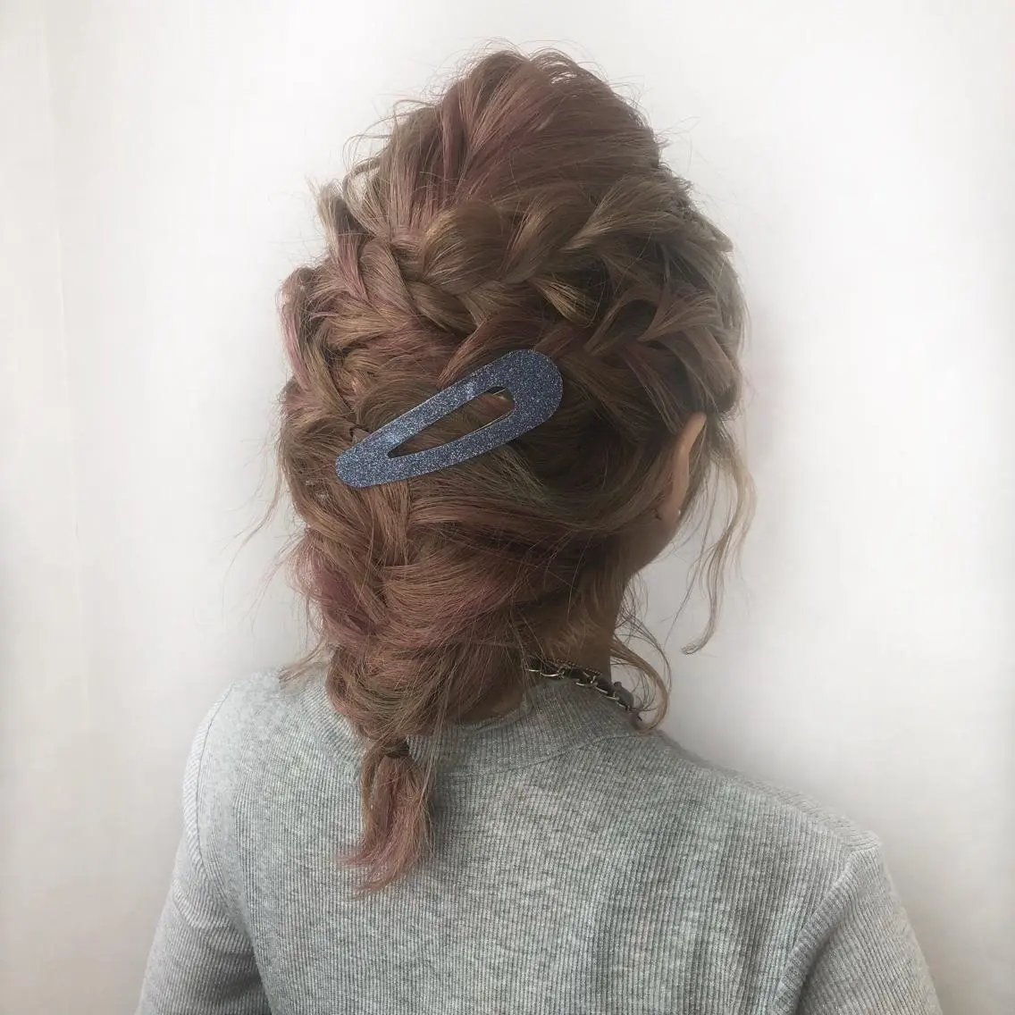 ヘアアレンジ 小顔レイヤー/ ベージュ🤍Rieのヘアスタイル