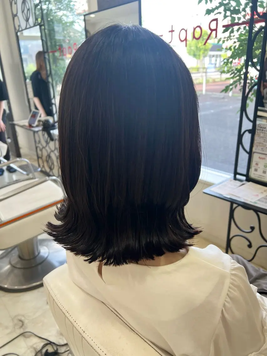 ミディアム Rapt.HAIR 中村 知里のヘアスタイル