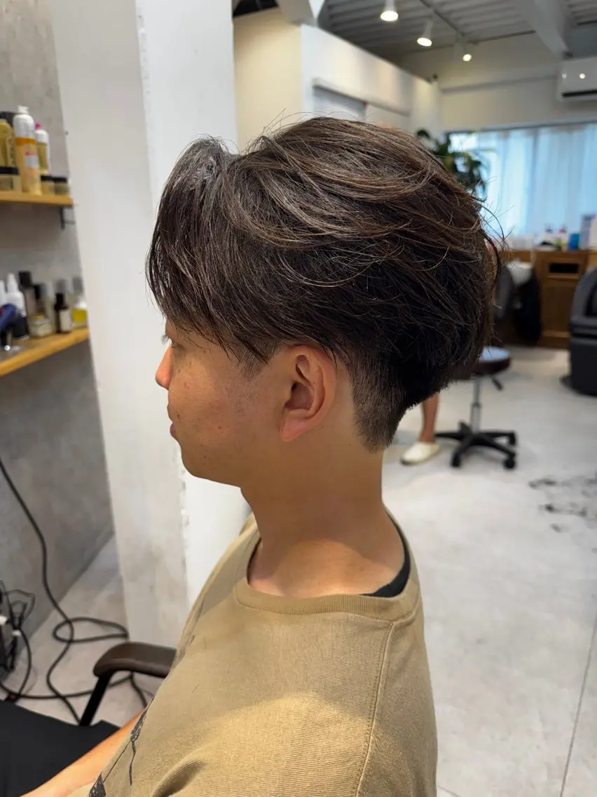 ショート メンズ センターパート カット ヘッドスパ 似合う髪型が 分からない方へのヘアスタイル