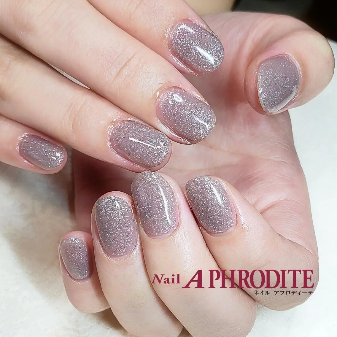ネイル ラメ(グリッター) Nail Aphroditeのネイルデザイン