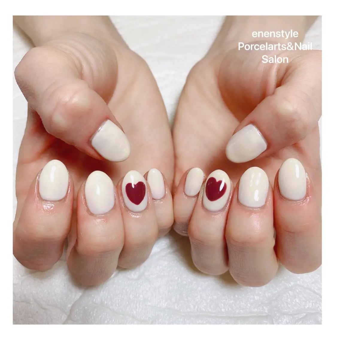 ミディアム ネイル 🐾enen style 🐾のネイルデザイン