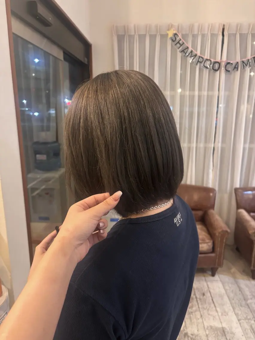 ショート ヘアカラー トリートメント set-up yuunaのヘアスタイル