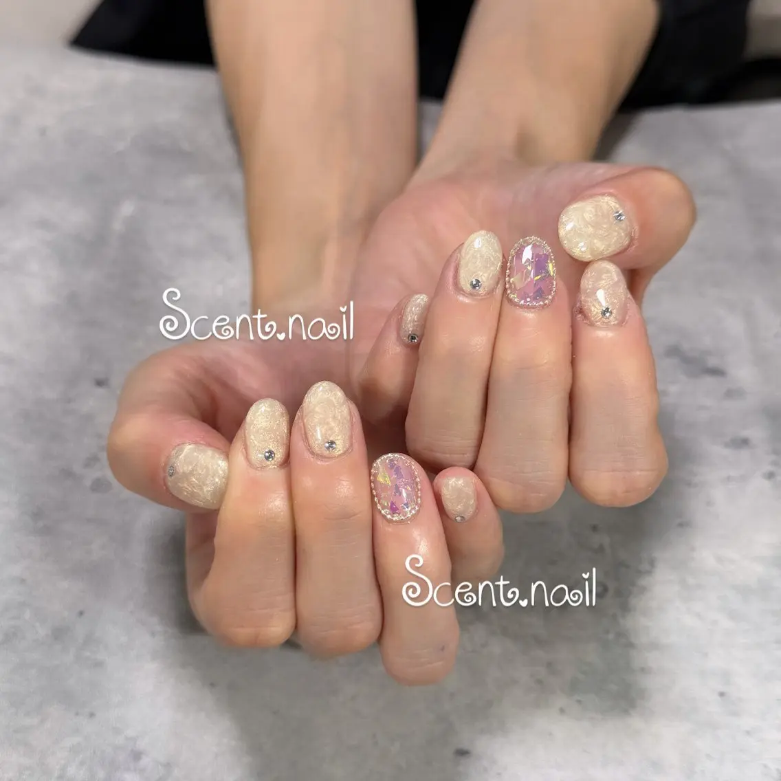 ネイル ワンカラーネイル Scent.nail セントネイルのネイルデザイン