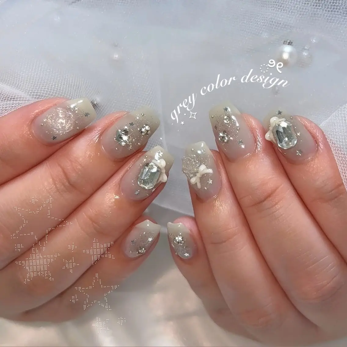 ネイル ハンドネイル Blanche mimi.u_aのネイルデザイン