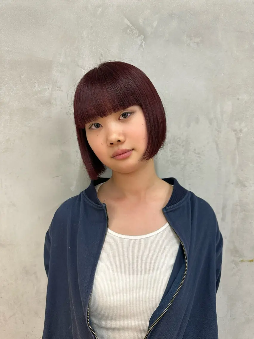 ショート ボブ ハッシュカット ✦·.⋆  SAYAのヘアスタイル