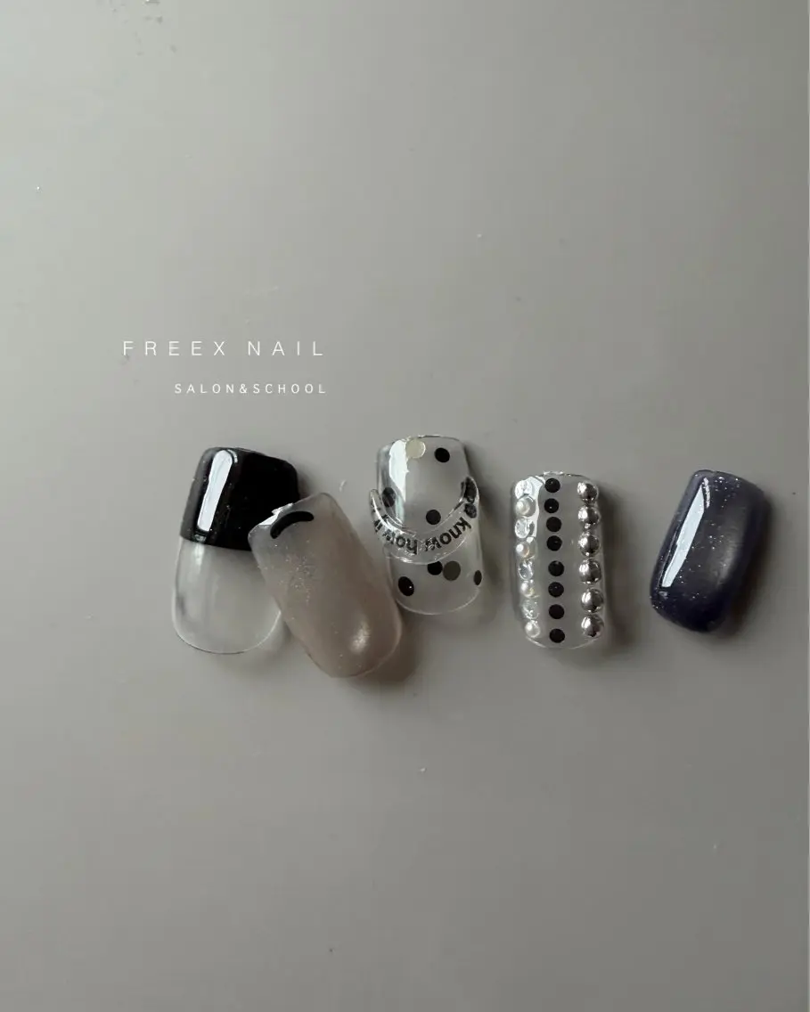 ネイル クリアネイル ハンドネイル ハンドケア freex nail /ニュアンス/個性派のネイルデザイン