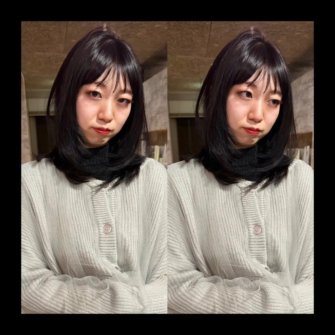 ミディアム カラー カット ヘアカラー トリートメント mai / linoah˚✧のヘアスタイル