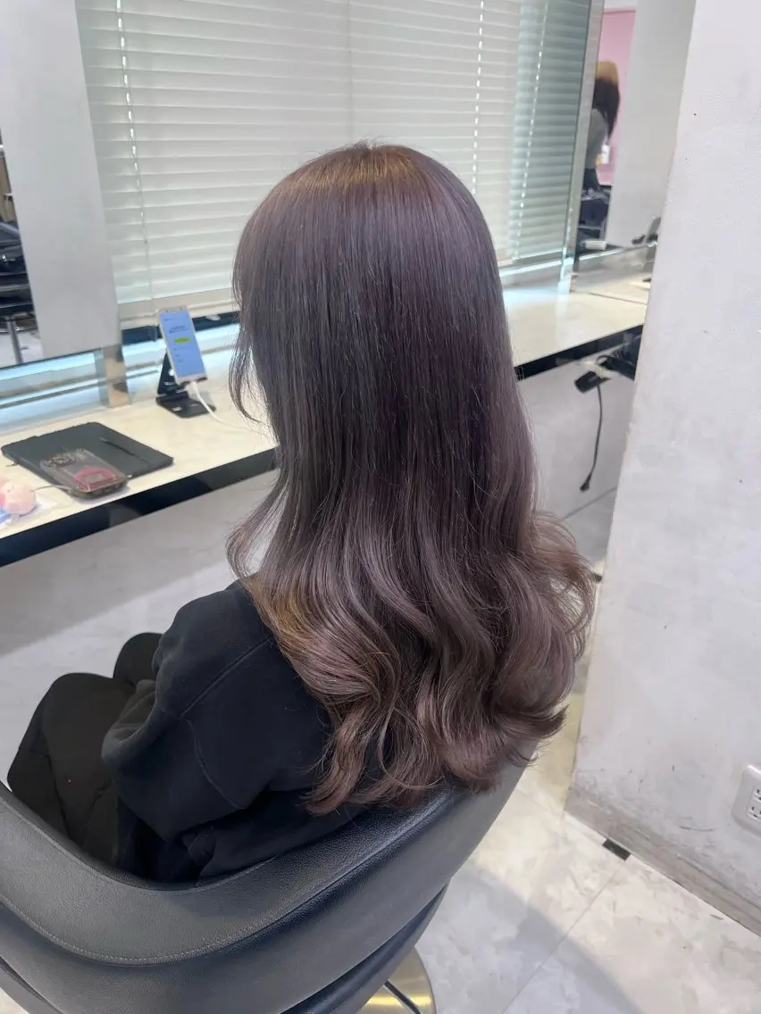 ミディアム カラー ヘアアレンジ カット ヘアカラー トリートメント ヘッドスパ ヘアセット 💕上野美容師☁ ブリーチ💖サワのヘアスタイル
