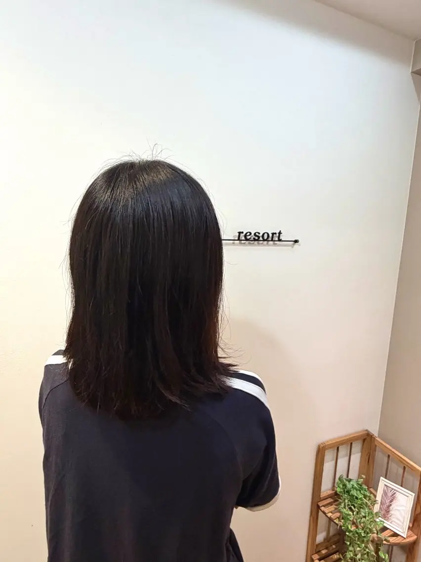 ミディアム 北川 智花のヘアスタイル