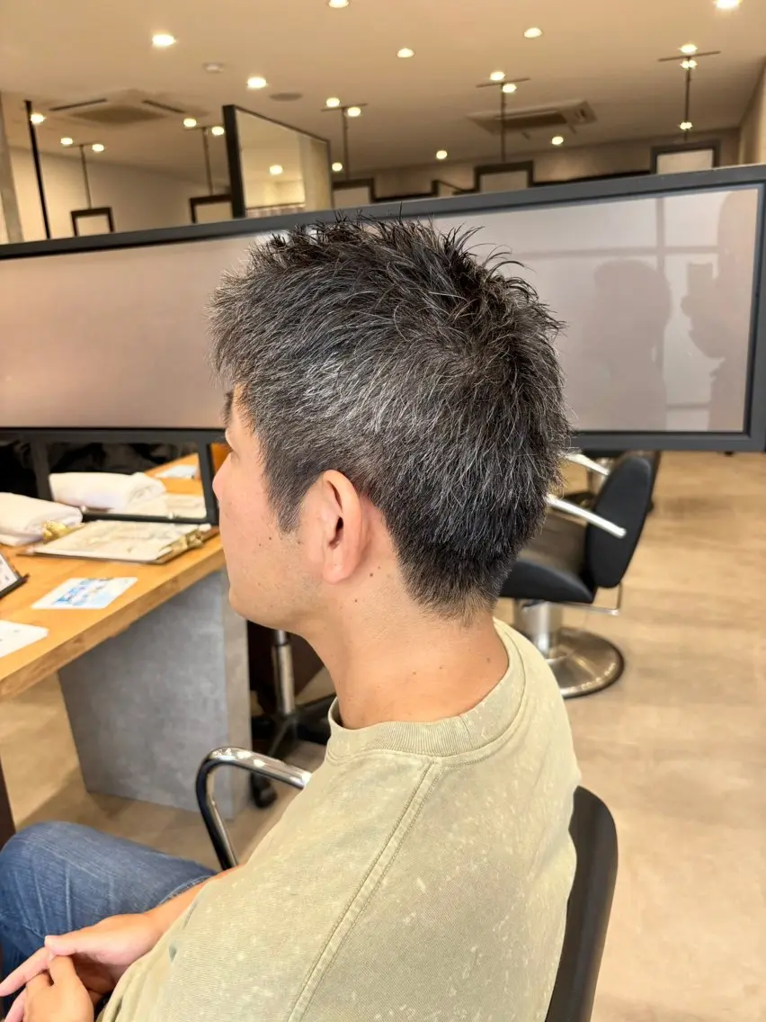 メンズ 刈り上げ カット 花城 沙也加のヘアスタイル