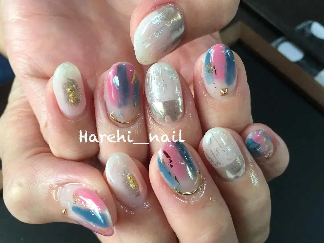 ネイル ハンドネイル Harehi_ nailのネイルデザイン