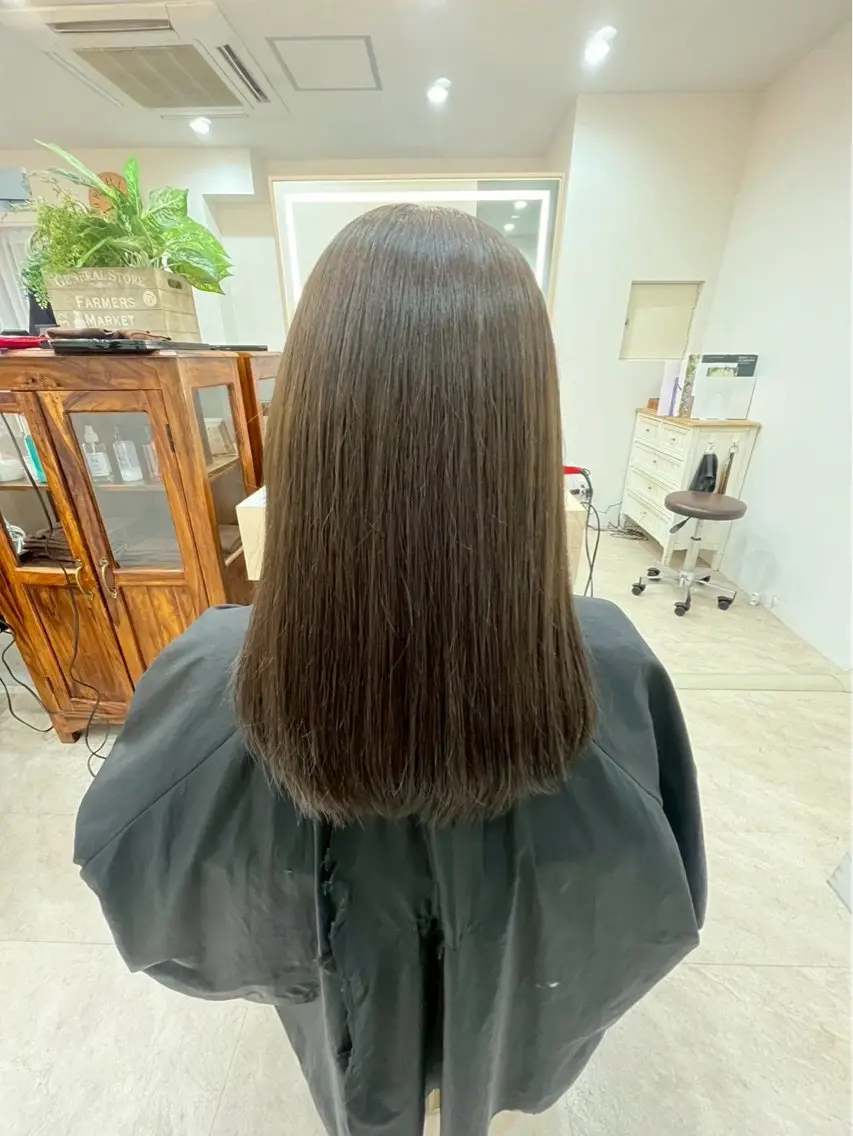 カラー 菅原 ゆめはのヘアスタイル