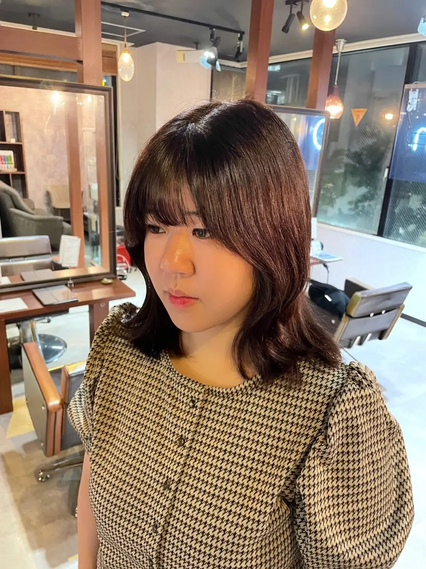 ミディアム 🫧透明感カラー 🫧しほのヘアスタイル