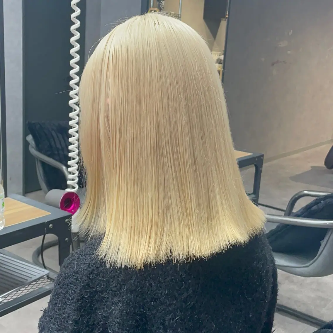 セミロング カット ヘアカラー トリートメント 🌟ハイトーン/ボブ /RYOJU🌟のヘアスタイル
