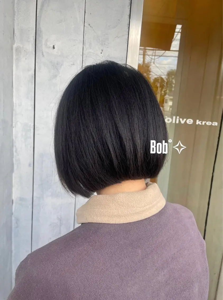 ショート 顔周りレイヤー☆ スパ☆石上遥楓のヘアスタイル